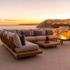 Alexander Rose - Sorrento Lounge Mid Module With Cushion -Living Furnitures Shop 203 206 207 210 212 4 97676.1628324280