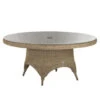 4 Seasons Outdoor - Victoria Rattan Dining Table 130cm -Living Furnitures Shop 211674 victoria 170cm table pure 1 45204.1645449806