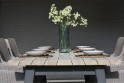 4 Seasons Outdoor - Luxor 6 Seater Rattan Dining Set With 240cm X 100cm Rectangular Table -Living Furnitures Shop 213254 90410 90412 lifestyle 5 600x900 2 15734.1628345951