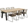 4 Seasons Outdoor - Scandic 6 Seater Rope Dining Set With 240cm X 100cm Rectangular Table -Living Furnitures Shop 213259 90410 90412 800x800 89858.1628333715