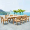 Alexander Rose - Sorrento 8 Seat Dining Set -Living Furnitures Shop 231 223 Lifestyle 05626.1641978776