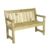 Alexander Rose Pine Marlow Bench 4ft -Living Furnitures Shop 298 pine marlow bench 4ft 93163.1622844475