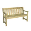 Alexander Rose Pine Marlow Bench 5ft -Living Furnitures Shop 299 pine marlow bench 5ft 06796.1622844488