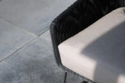 4 Seasons Outdoor - Avila 6 Seater Anthracite Dining Set With Derby Rectangular Teak Table 240cm -Living Furnitures Shop 4 seasons outdoor avila polyloom anthracite dining chair 1 1 23856.1628323794