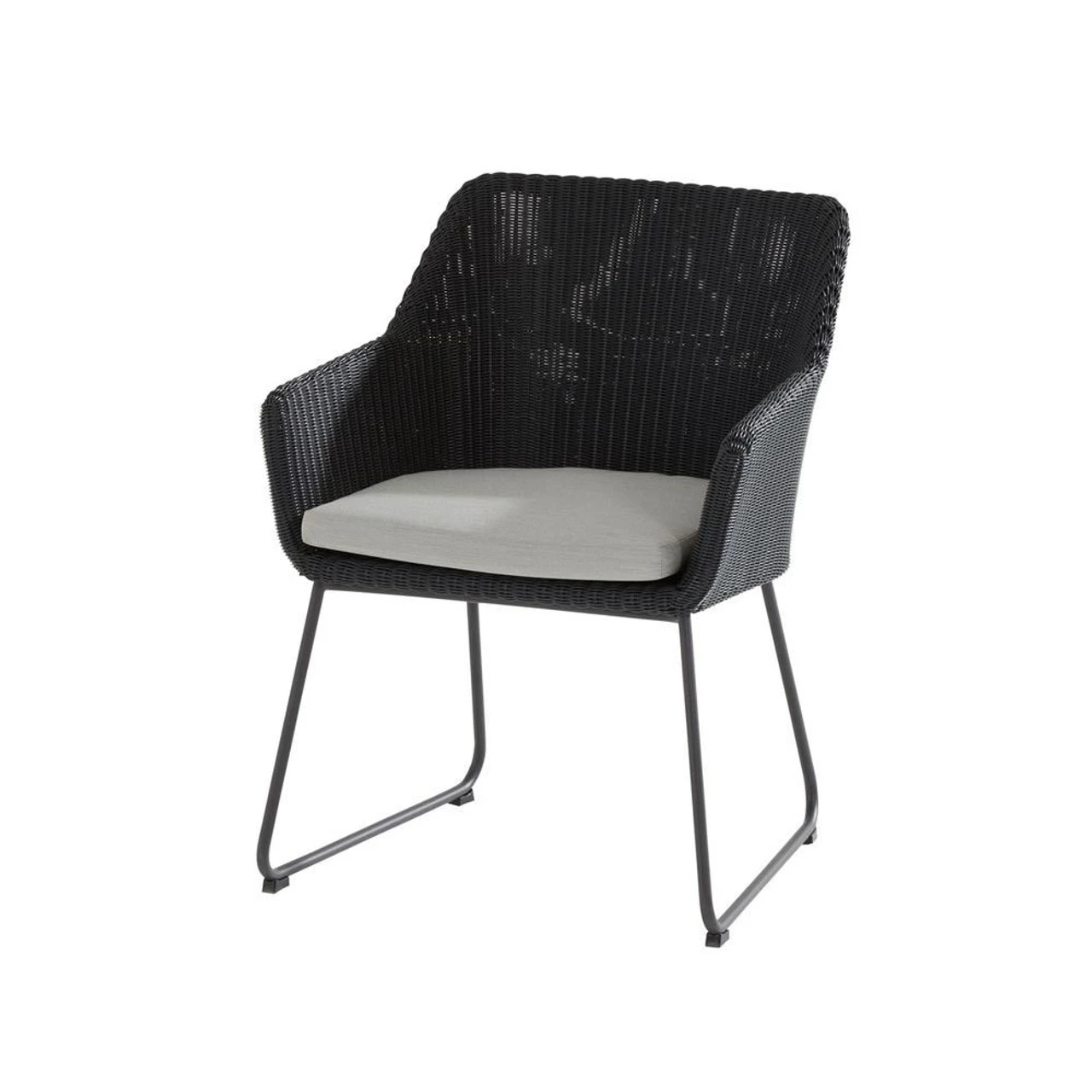 4 Seasons Outdoor - Avila 6 Seater Anthracite Dining Set With Derby Rectangular Teak Table 240cm - Image 2