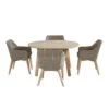 4 Seasons Outdoor - Avila Teak 4 Seater Dining Set With Derby Circular Teak Table 130cm 2 4 Seasons Outdoor - Avila Teak 4 Seater Dining Set With Derby Circular Teak Table 130cm -Living Furnitures Shop 4 seasons outdoor avila teak 4 seater dining set with derby circular teak table 130cm9 12885.1628323638
