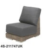 4 Seasons - Kingston Rattan Modular Sofa Centre With 2 Cushions - Pure -Living Furnitures Shop 4s 211747uk 81443.1622820433