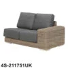 4 Seasons - Kingston Rattan Modular 2 Seater Left Side With 4 Cushions- Pure -Living Furnitures Shop 4s 211751uk 81164.1622819468
