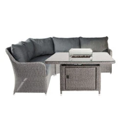 Alexander Rose - Monte Carlo Casual Dining Set With Fire Pit