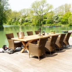 Alexander Rose - Teak Plank Table 3m X 1m -Living Furnitures Shop 7802 221 63963.1641979299