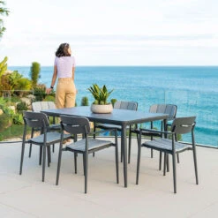 Alexander Rose - Rimini Rectangular Table 1.5m X 0.9m -Living Furnitures Shop 9922 9922c 9927 44015.1627978012