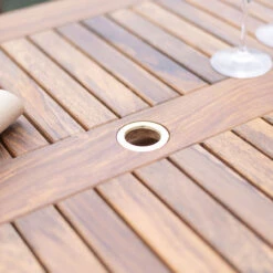 Alexander Rose Bolney 6 Seater Dining Set With Rectangular Table 1.6m X 0.8m -Living Furnitures Shop Detail ac1403 05689.1673003908