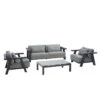 4 Seasons Outdoor - Iconic Lounge Set -Living Furnitures Shop Iconic Lounge Set 80941.1645450600
