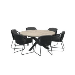Living Furnitures Shop 15 4 Seasons Outdoor - Accor/Louvre Dining Set
