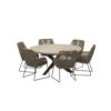 4 Seasons Outdoor - Ramblas/Louvre Dining Set -Living Furnitures Shop Ramblas Louvre 75257.1641807379