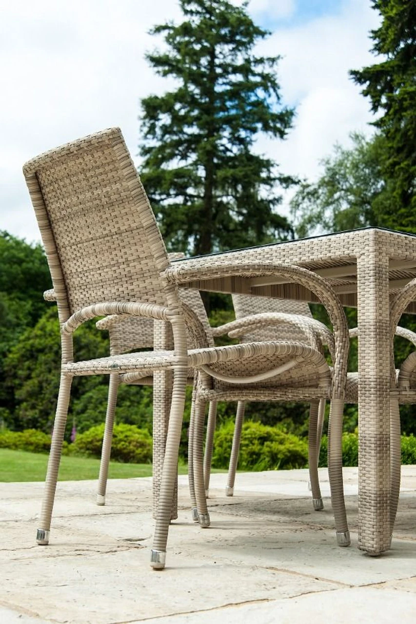 Alexander Rose Ocean Pearl Fiji 4 Seater Dining Set, 0.8m X 0.8m - Image 7