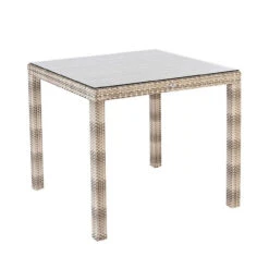 Alexander Rose Ocean Pearl Fiji 4 Seater Dining Set, 0.8m X 0.8m -Living Furnitures Shop alexander rose ocean pearl fiji table with glass 0.8m x 0.8m 38929.1627892372