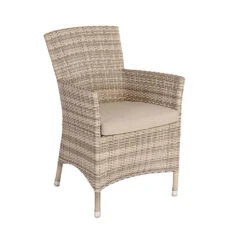 Alexander Rose Ocean Pearl Wave Rattan 60cm Bistro Set -Living Furnitures Shop alexander rose ocean pearl wave armchair with cushion 2 85279.1627892090