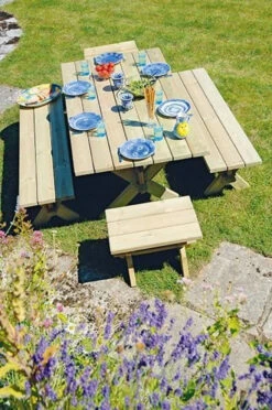 Alexander Rose Pine Farmers Garden Bench 6ft -Living Furnitures Shop alexander rose pine farmers garden bench 6ft lifestyle 10397.1627977253