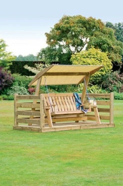 Alexander Rose Pine Farmers Garden Swing Seat -Living Furnitures Shop alexander rose pine farmers garden swing seat lifestyle 1 68574.1627977328