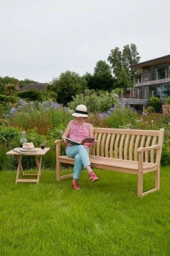 Alexander Rose Roble Broadfield Garden Bench 5ft -Living Furnitures Shop alexander rose roble broadfield garden bench 5ft lifestyle 88190.1627988903