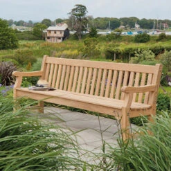 Alexander Rose Roble Royal Park Garden Bench 8ft -Living Furnitures Shop alexander rose roble royal park garden bench 8ft lifestyle 97502.1627985294