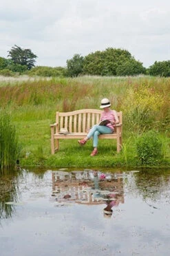 Alexander Rose Roble Turnberry Garden Bench 5ft -Living Furnitures Shop alexander rose roble turnberry garden bench 5ft lifestyle 33100.1627988862