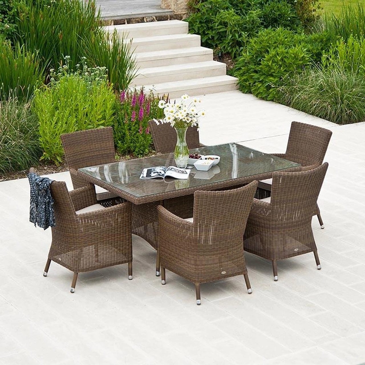 Alexander Rose San Marino 6 Seater Set 1.6m X 1m