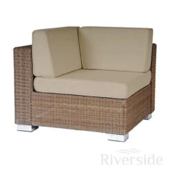 Alexander Rose San Marino 7 Piece Modular Corner Set -Living Furnitures Shop alexander rose san marino corner piece rattan sofa with oatmeal cushions 1 46361.1627995017