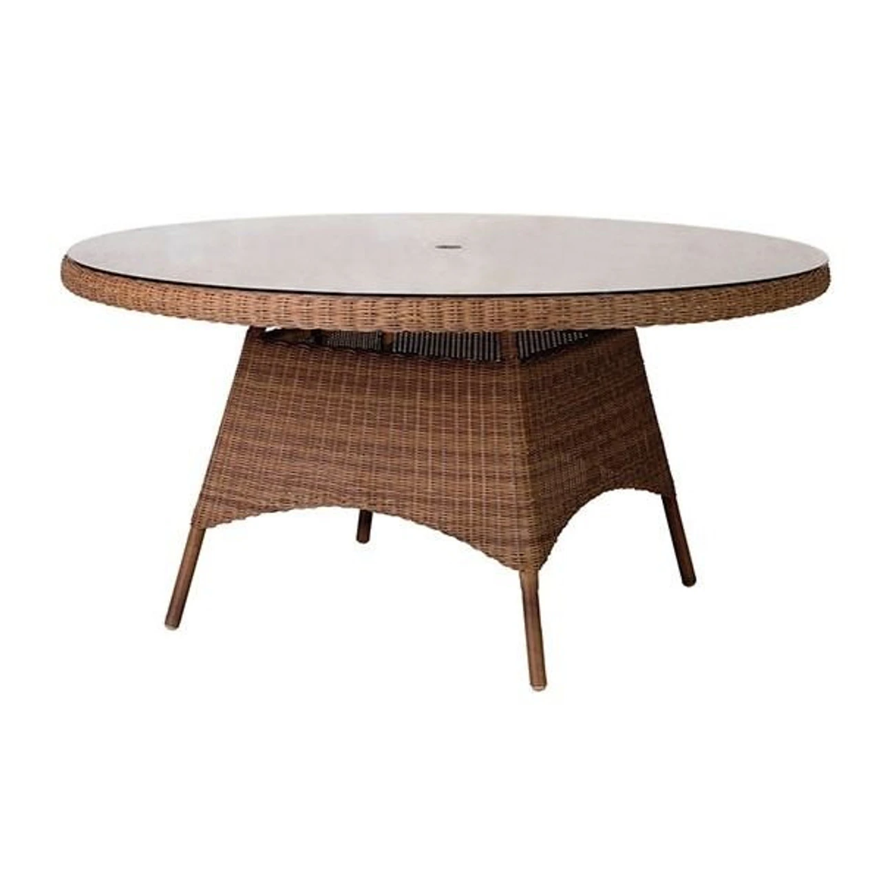 Alexander Rose San Marino 6 Seater Rattan Dining Set, 150cm - Image 2