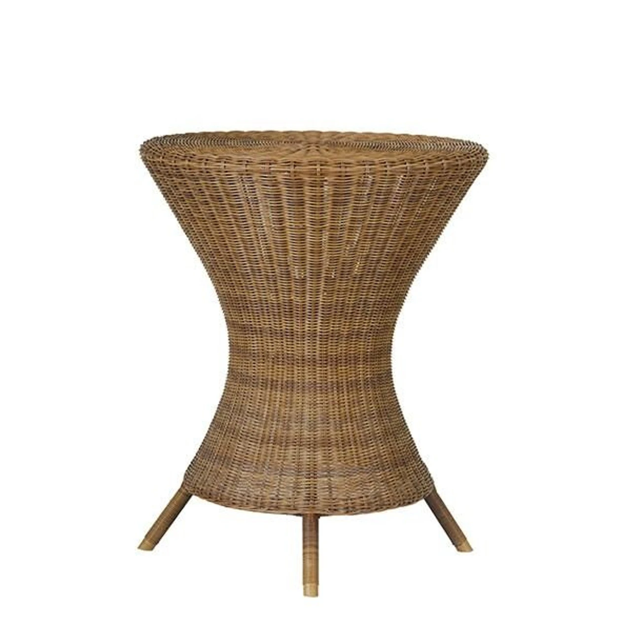 Alexander Rose San Marino Rattan 60cm Bistro Set, Oatmeal Cushions - Image 2