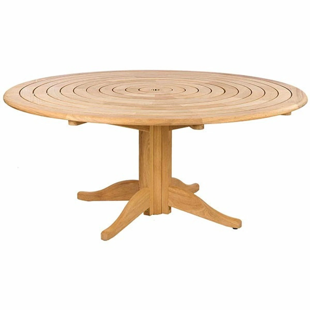 AR Roble Bengal Pedestal Garden Table With Integral Lazy Susan, 1.75MØ