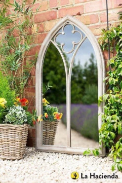 Garden Mirror Church Window Stone Effect -Living Furnitures Shop garden mirror church window stone effect 1 67606.1628071638