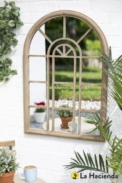 Garden Mirror Rounded Arch Stone Effect -Living Furnitures Shop garden mirror rounded arch stone effect 1 24257.1628071596
