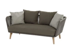 4 Seasons Outdoor - Santander Rope Living Bench With Cushions