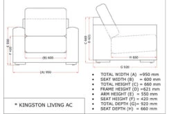 4 Seasons - Kingston Rattan Living Chair With 2 Cushions - Pure -Living Furnitures Shop kingston living ac 42624.1628331059