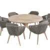 4 Seasons Outdoor - Santander/Louvre Dining Set -Living Furnitures Shop louvre dining 95318.1628331909