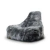 Mighty B Bag (Indoor) Grey Fur Bean Bag -Living Furnitures Shop mighty b bag indoor grey fur bean bag 68794.1632738504
