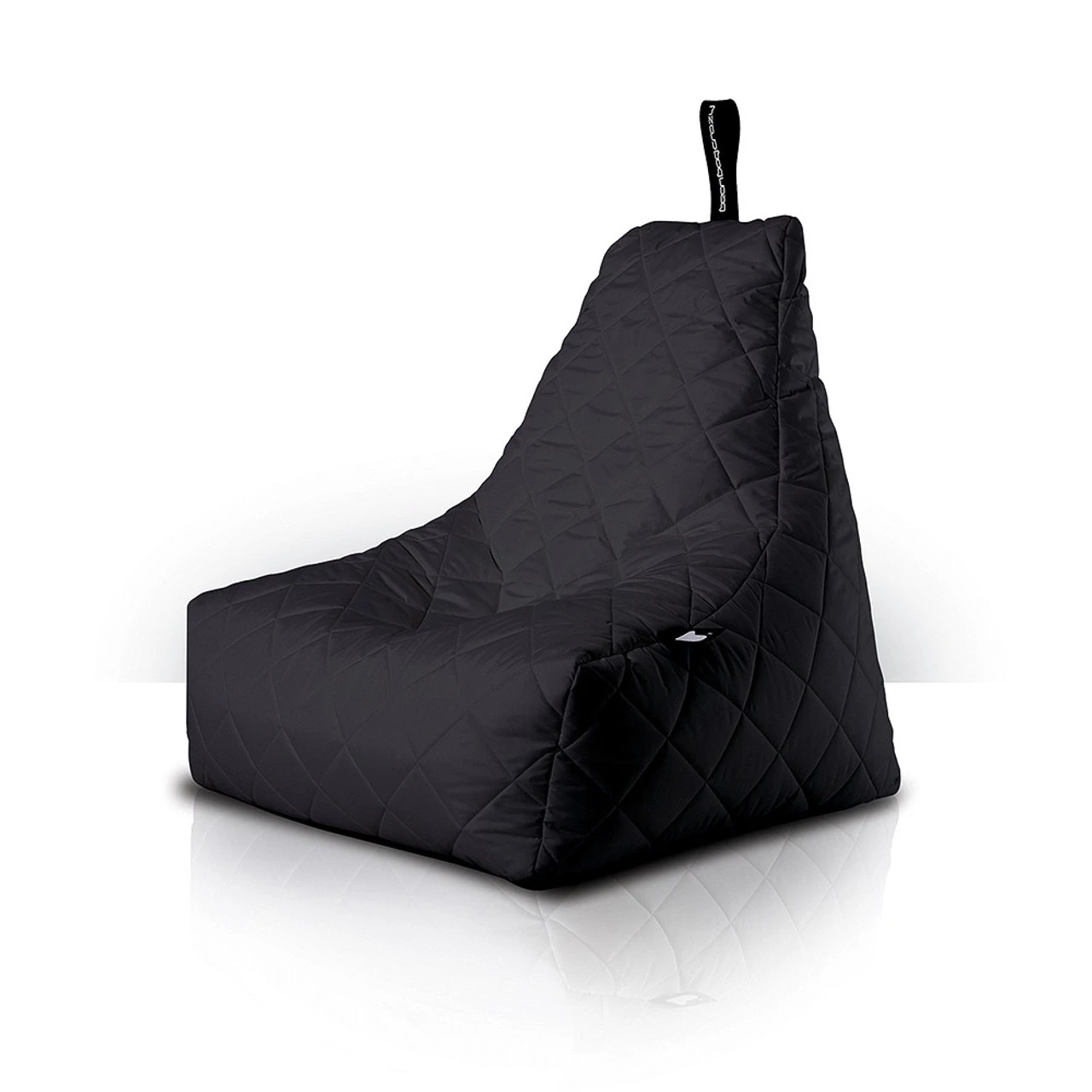 Mighty B Bag (Outdoor) Black Quilted Bean Bag 3 Mighty B Bag (Outdoor) Black Quilted Bean Bag