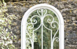 Scrolled Arch Garden Mirror -Living Furnitures Shop scrolled arch mirror 2 715x452 51674.1628070726
